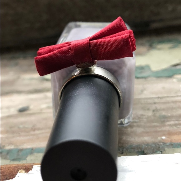 Remember Me Maroon Silk Bow Ring - Picture 7 of 8